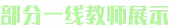 部分一线教师